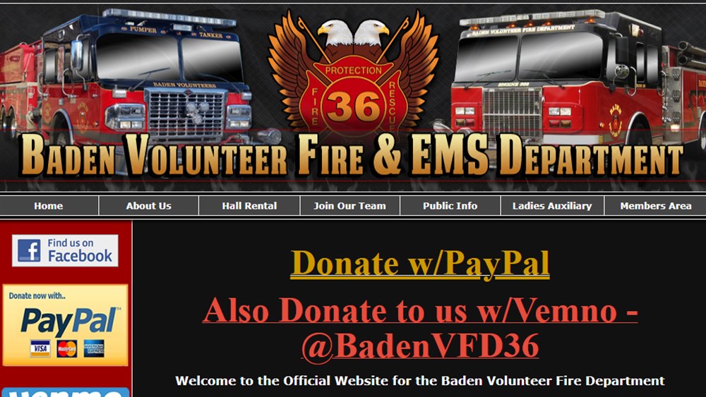 Baden Volunteer Fire Department