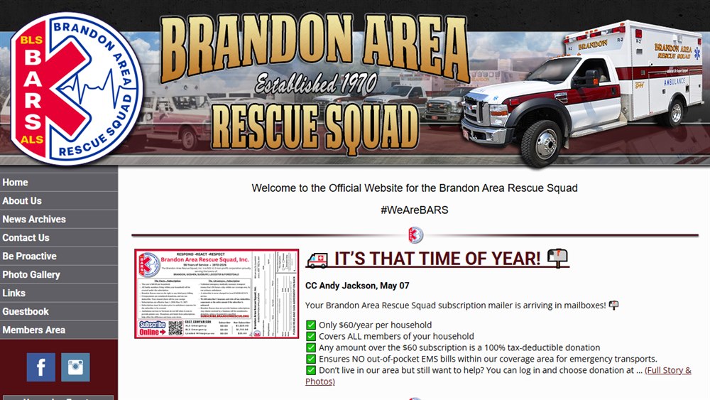 Brandon Area Rescue Squad