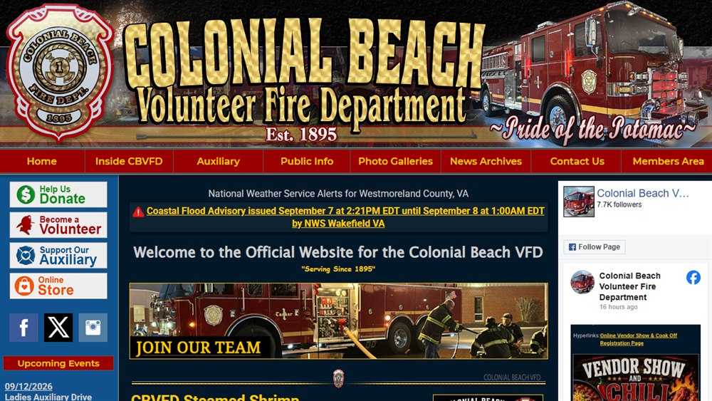 Colonial Beach Volunteer Fire Department