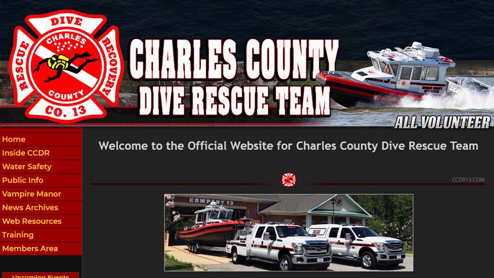 Charles County Dive Rescue Team