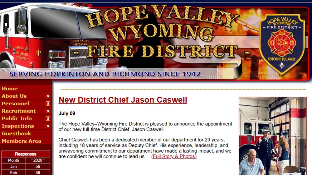 Hope Valley Wyoming Fire District