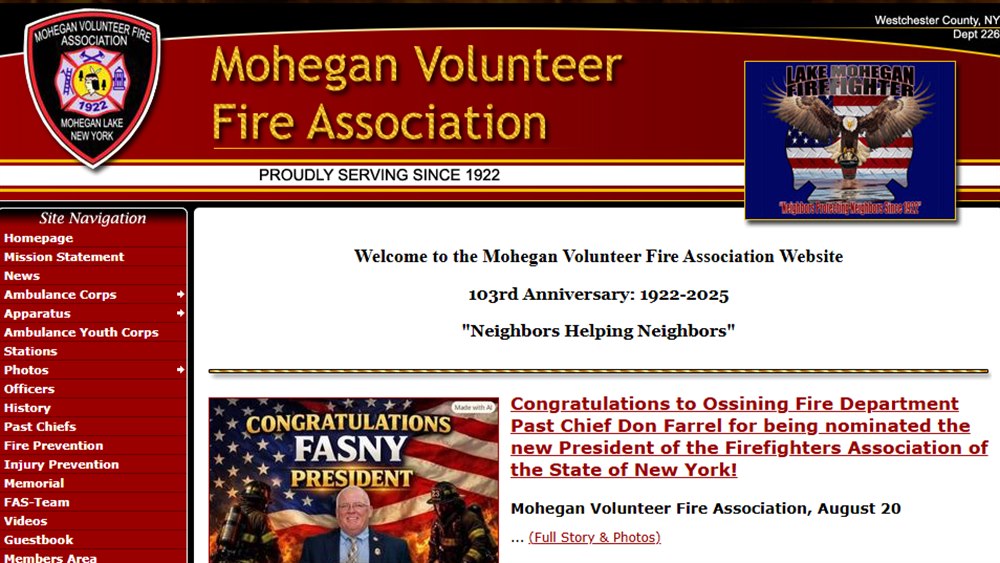Mohegan Volunteer Fire Association