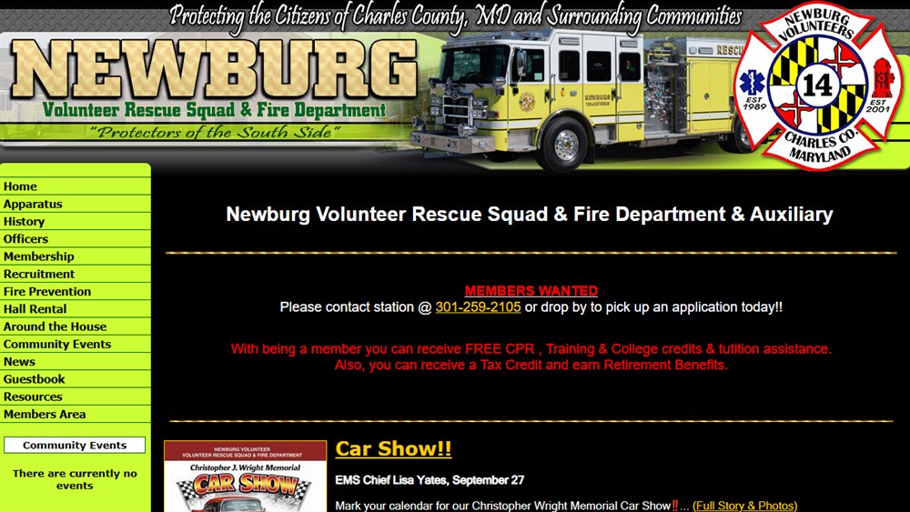Newburg Volunteer Rescue Squad & Fire Department