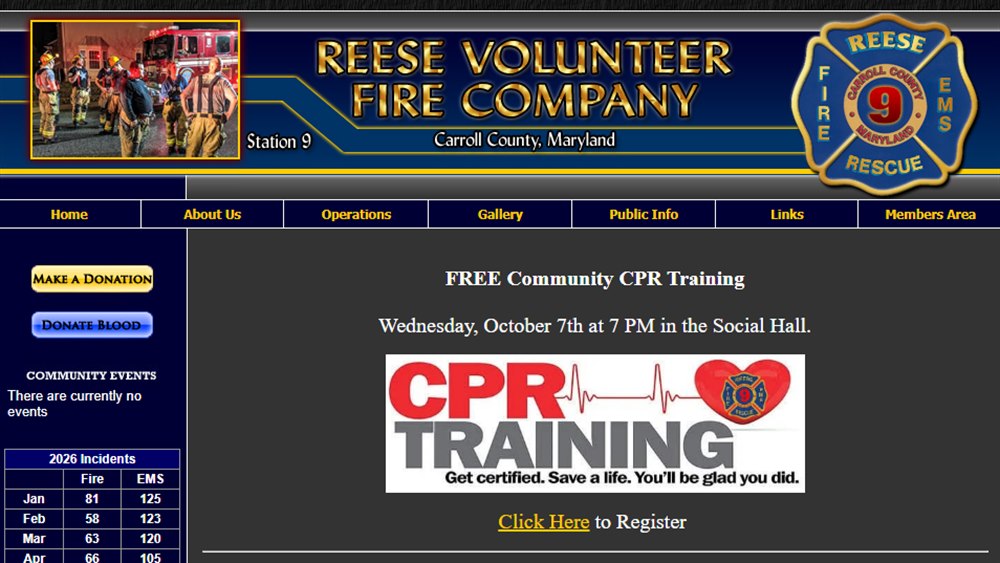Reese & Community Volunteer Fire Company