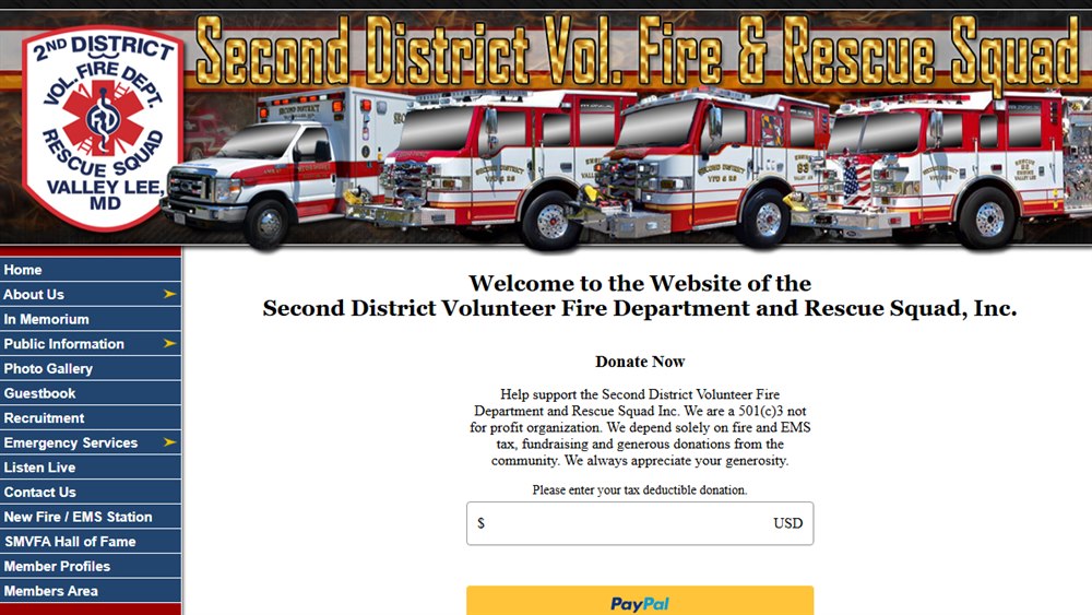 Second District Volunteer Fire Department & Rescue Squad