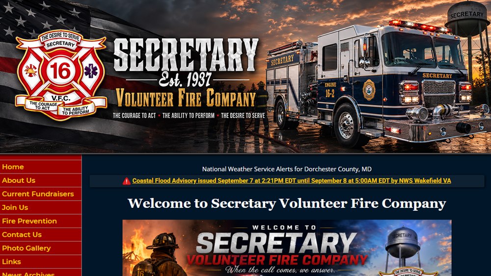 Secretary Volunteer Fire Company, Inc.