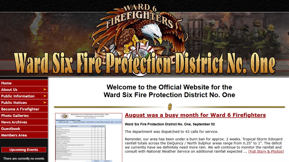 Ward Six Fire Protection District No. One